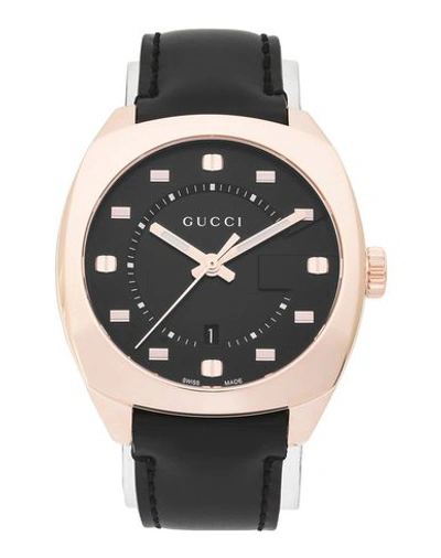 Shop Gucci Wrist Watch In Black