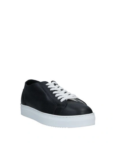 Shop Doucal's Man Sneakers Black Size 7 Soft Leather
