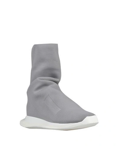 Shop Rick Owens Drkshdw Sneakers In Light Grey