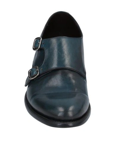 Shop Ortigni Loafers In Deep Jade