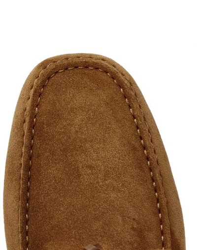 Shop Tod's Loafers In Camel