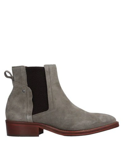 Shop Hudson Boots In Grey