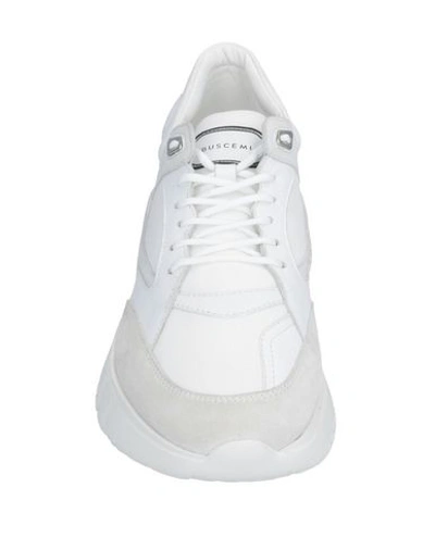 Shop Buscemi Sneakers In White