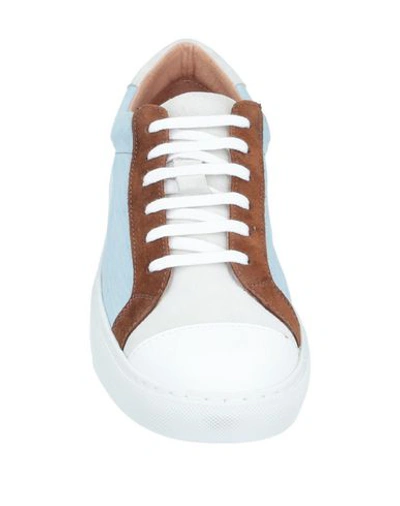 Shop Eleventy Sneakers In Sky Blue