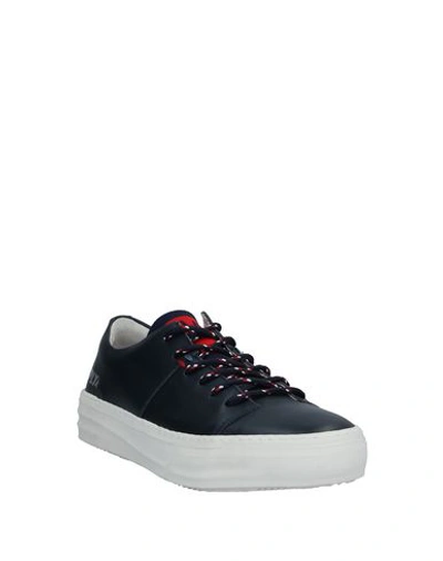 Shop Replay Sneakers In Dark Blue