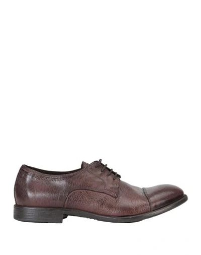 Shop Hundred 100 Lace-up Shoes In Dark Brown
