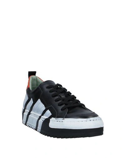 Shop Attimonelli's Man Sneakers Black Size 13 Soft Leather