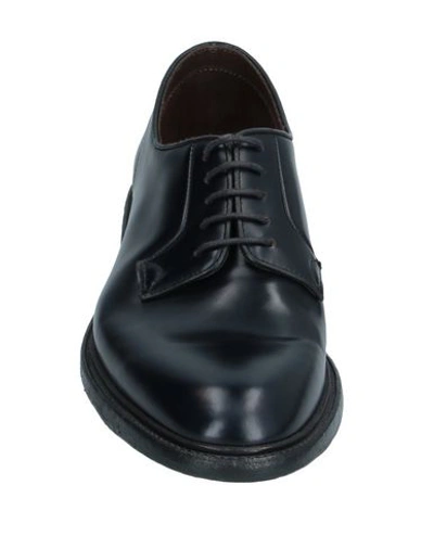 Shop Green George Man Lace-up Shoes Black Size 7 Soft Leather