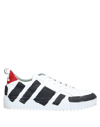 Shop Attimonelli's Man Sneakers White Size 13 Soft Leather