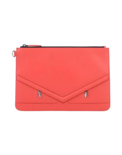 Shop Fendi Handbag In Red