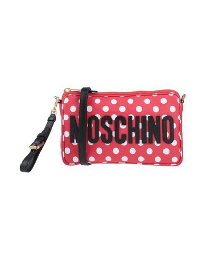 Shop Moschino Handbags In Red