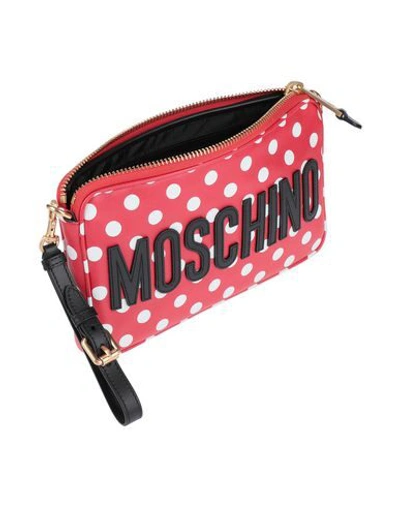 Shop Moschino Handbags In Red