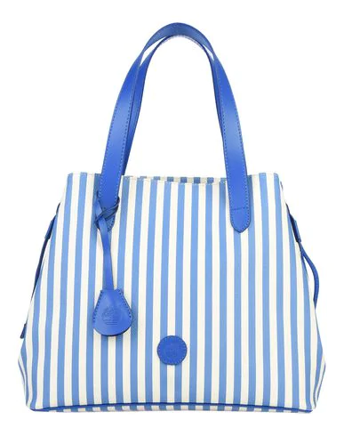 bright blue handbag