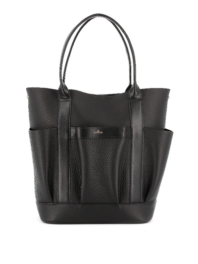 Shop Hogan Iconic Medium Black Bag