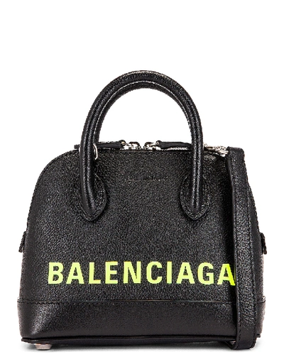 Shop Balenciaga Xxs Logo Ville Top Handle Bag