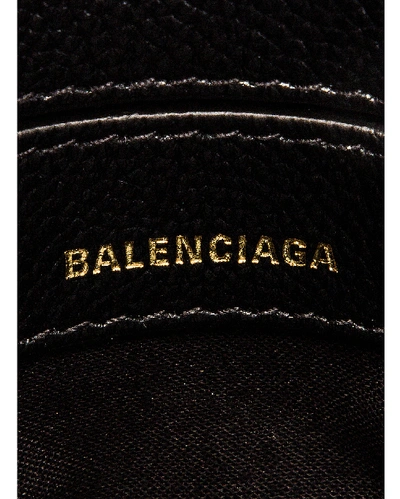 Shop Balenciaga Xxs Logo Ville Top Handle Bag