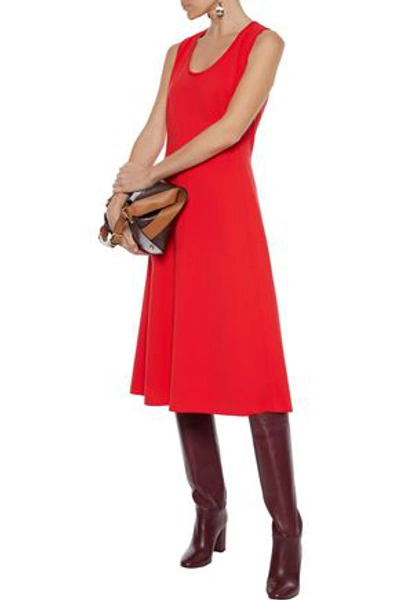 Shop Joseph Lina Ponte Dress In Red