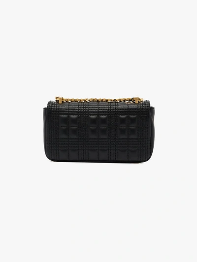 Shop Burberry Lola Quilted Crossbody Bag In Black