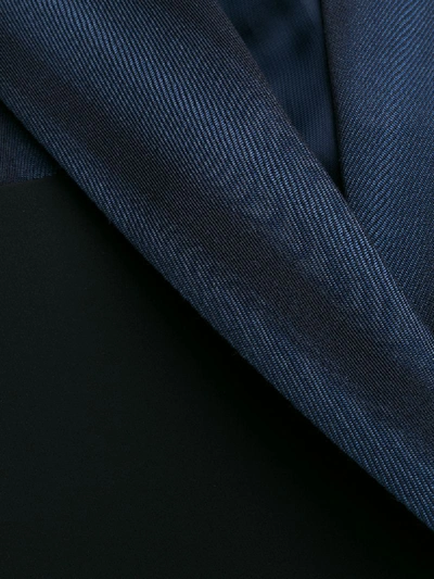 Shop Nina Ricci Striped Longline Tailored Vest In Blue