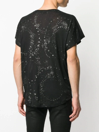 Shop Saint Laurent Constellation T-shirt In Black