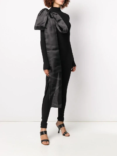 Shop Atu Body Couture Stretch Fit Bodysuit In Black