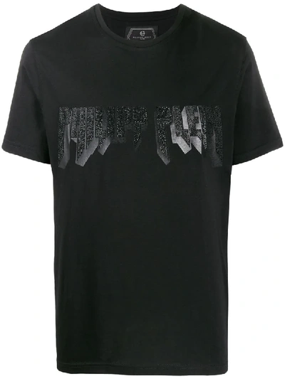 Shop Philipp Plein Logo In Black