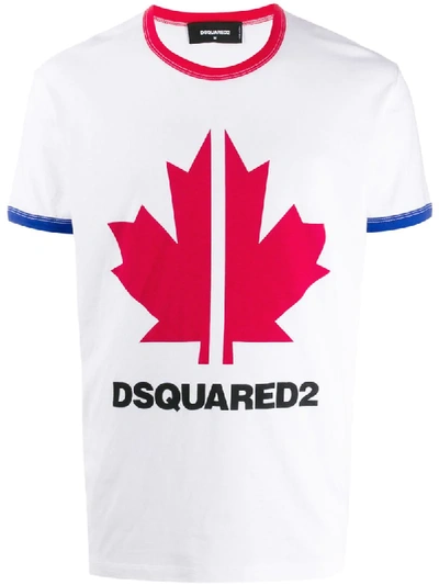 Shop Dsquared2 Logo T-shirt In White