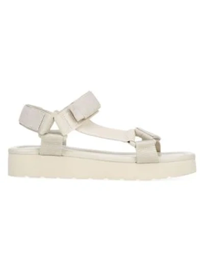 Shop Vince Carver Flatform Sport Sandals In Off White