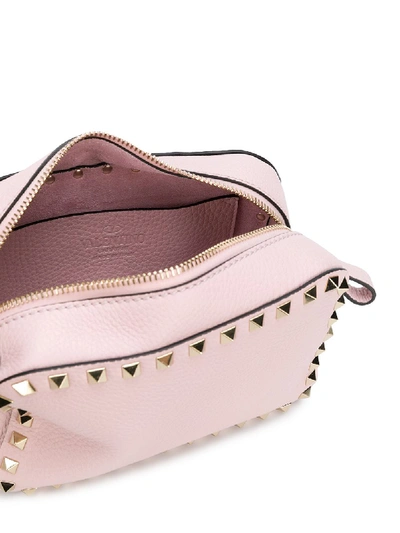 Shop Valentino Rockstud Leather Shoulder Bag