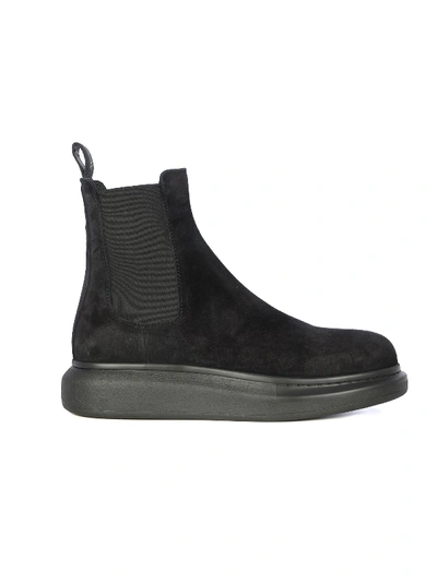 Shop Alexander Mcqueen Black Ankle Boots