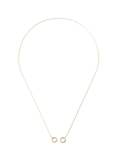 Shop Marla Aaron 2 Loop 14k Yellow Gold Square Link Chain