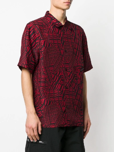 Shop Alexander Wang Typography-print Oversized Shirt In Red