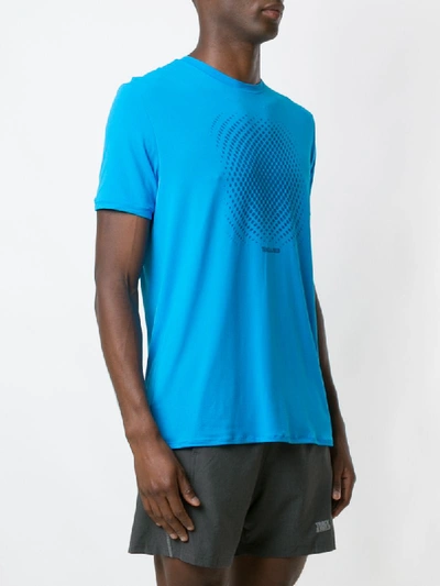 Shop Track & Field Óptica Thermodry Printed T-shirt In Blue