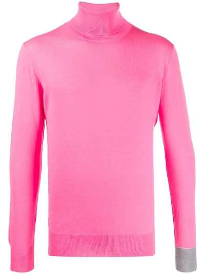 TURTLE-NECK FITTED JUMPER