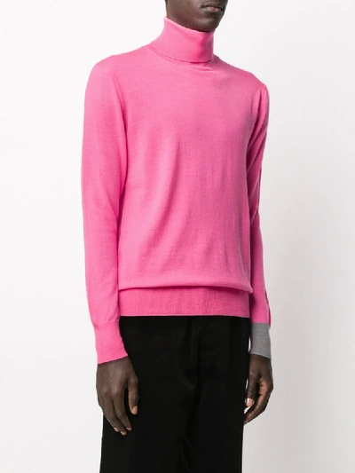 TURTLE-NECK FITTED JUMPER