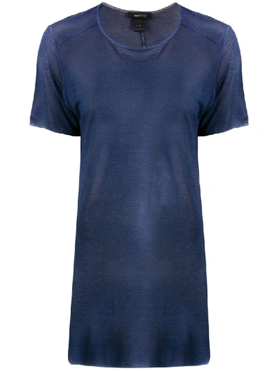 Shop Avant Toi Short-sleeve Oversized T-shirt In Blue