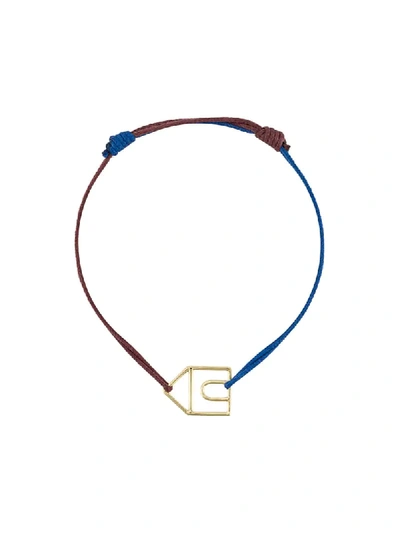 Shop Aliita Casita Pura Bracelet In Blue ,brown