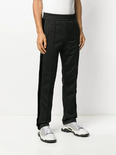Shop Palm Angels Embroidered Palm Tree Track Pants In Black