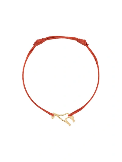 Shop Aliita Jirafa Bracelet In Orange