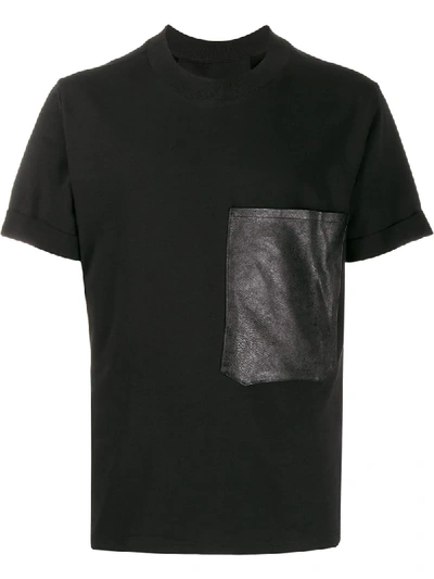 Shop Alchemy Patch-pocket Boxy T-shirt In Black