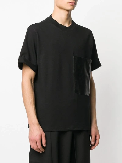 Shop Alchemy Patch-pocket Boxy T-shirt In Black