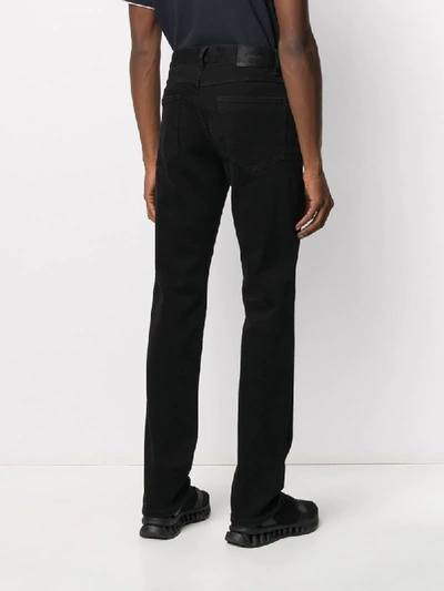 Shop Z Zegna Straight-fit Jeans In Black
