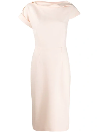 Shop Roland Mouret Brenin Dress In Neutrals