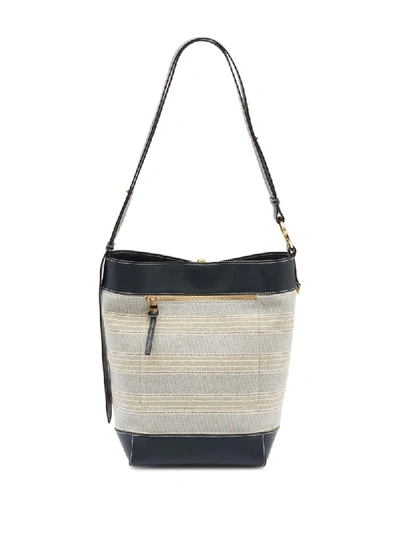 Shop Jw Anderson Keyts Tote Bucket Bag In Black