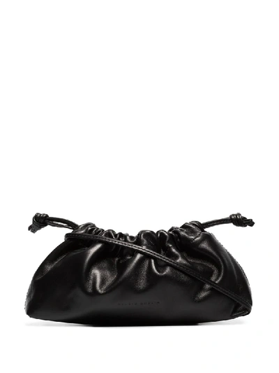 Shop Studio Amelia 1.1 Drawstring Leather Mini Bag In Black