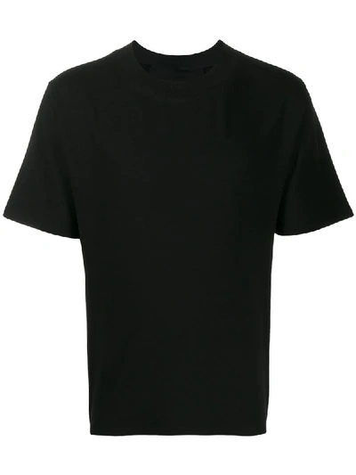 Shop Alchemy Stitch-detail Boxy T-shirt In Black