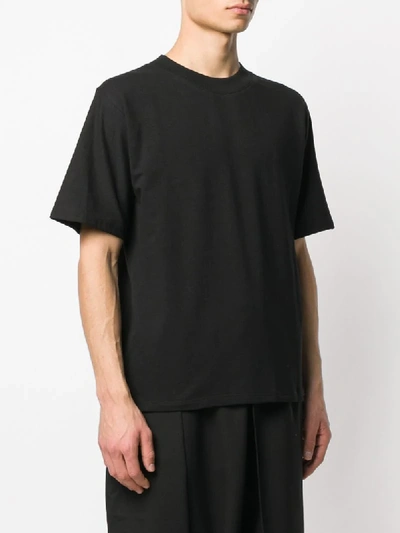 Shop Alchemy Stitch-detail Boxy T-shirt In Black