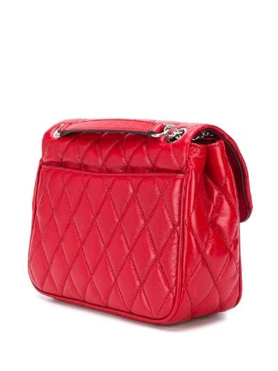 Shop Mulberry Darley Small Quilted Shoulder Bag In Red
