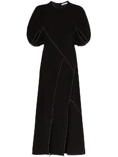 Shop Rejina Pyo Lucinda Panelled Maxi Dress In Black