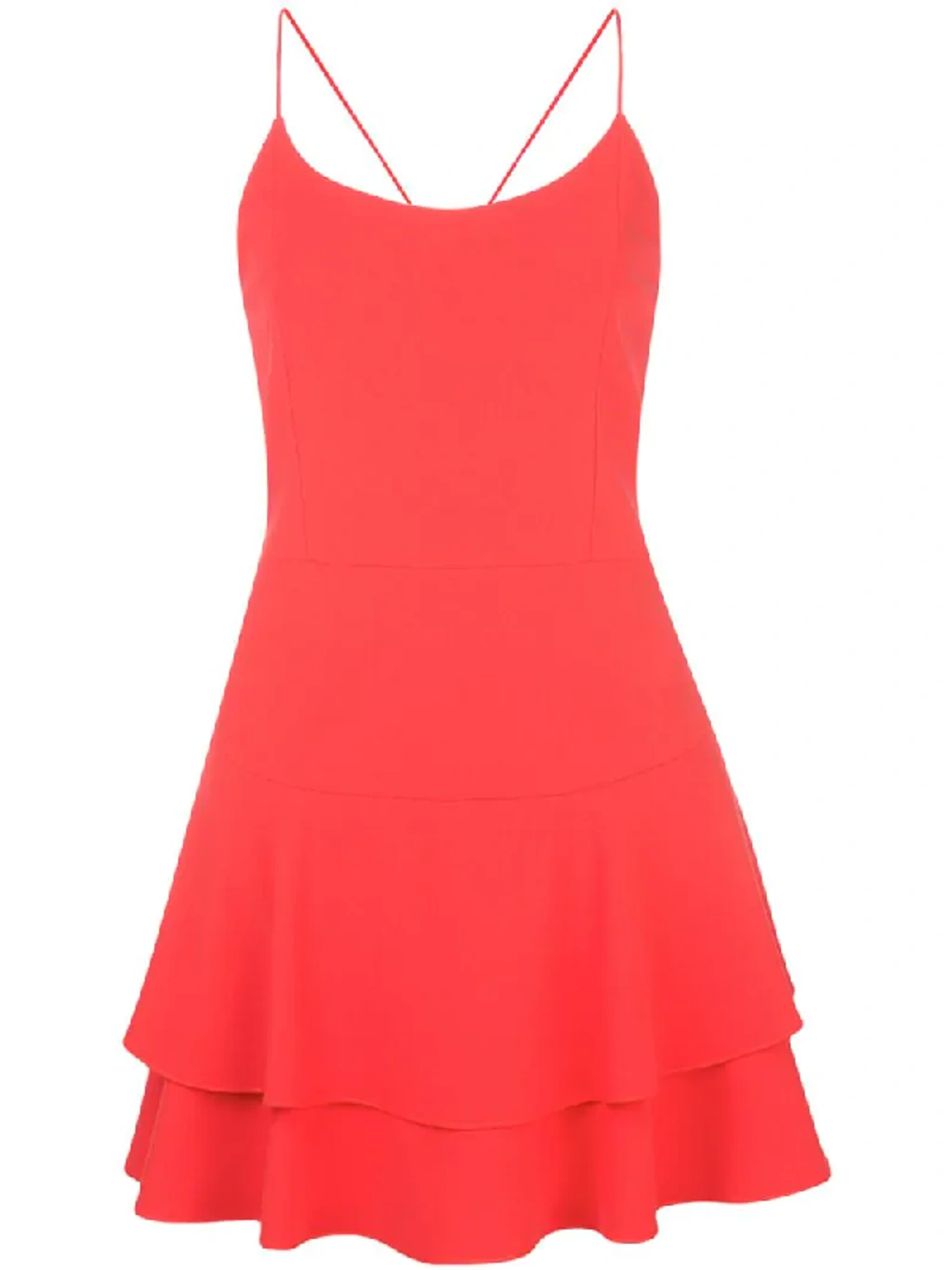 Alice and olivia palmira dress red hotsell